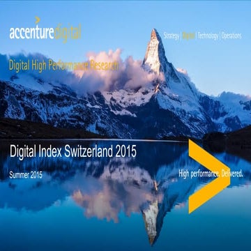 Swiss Digital Index 2015
