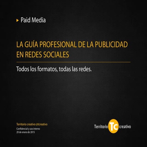 Guía Profesional de Publicidad en Redes Sociales 2015