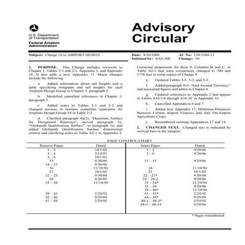 Airport Design_Federal Aviation Administration