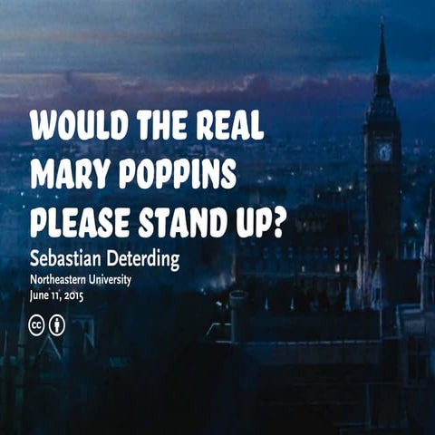 Would the real Mary Poppins please stand up?