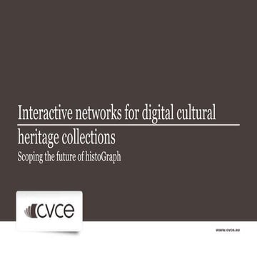 (Industry track) "Interactive networks for digital cultural heritage collecti...