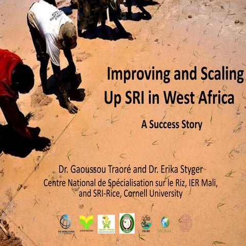 1507 - Improving and Scaling Up SRI in West Africa - A Success Story