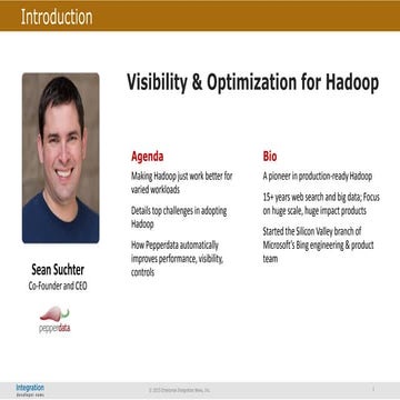 Pepperdata's Real-time Hadoop Cluster Optimization