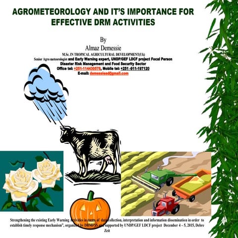 AGM Training for Debre Zeit regnal 