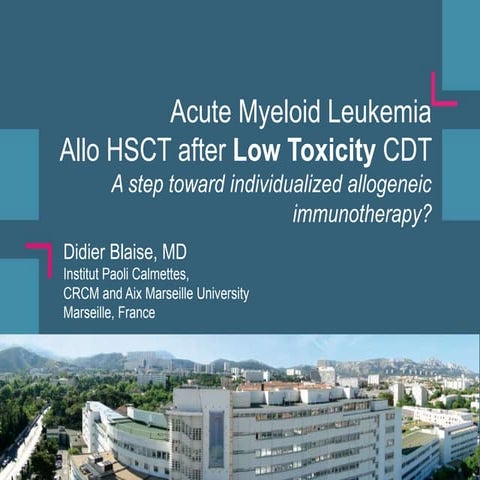 AML and Cell Therapy