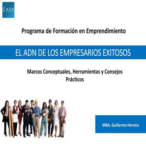 EL ADN DE LOS EMPRESARIOS EXITOSOS | PPTX