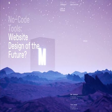 No-Code Tools: Website Design of the Future?