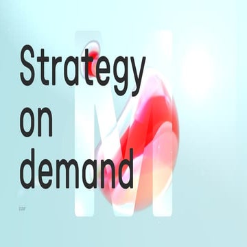 Slides for the online Morgenbooster 'Design Doing is Strategy on Demand'