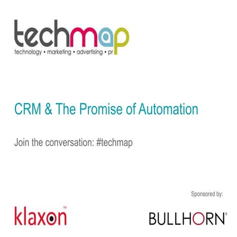 Techmap: CRM and Marketing Automation