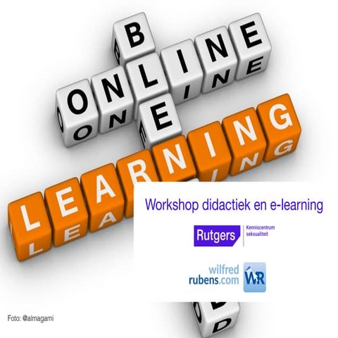 Workshop didactiek en e-learning Rutgers publiek