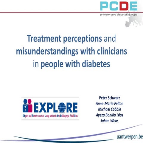 The Clinical management of type 2 diabetes for the elderly | PPT