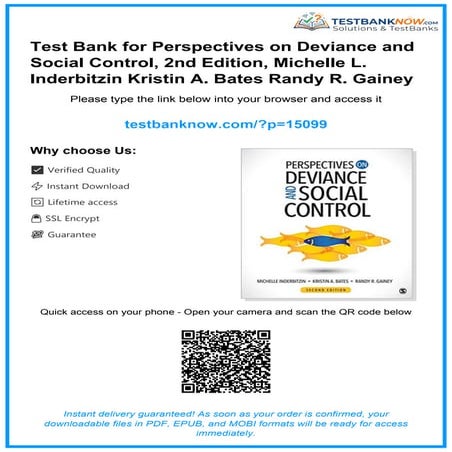 Deviant Behavior 11th Edition Thio Test Bank | PDF