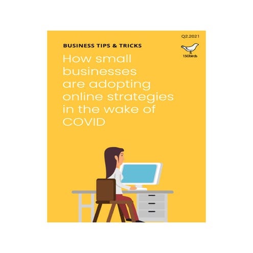 How small businesses are adopting online strategies in the wake of COVID