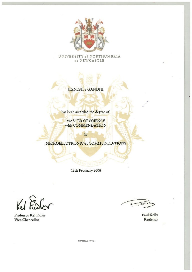 uk master degree certificate