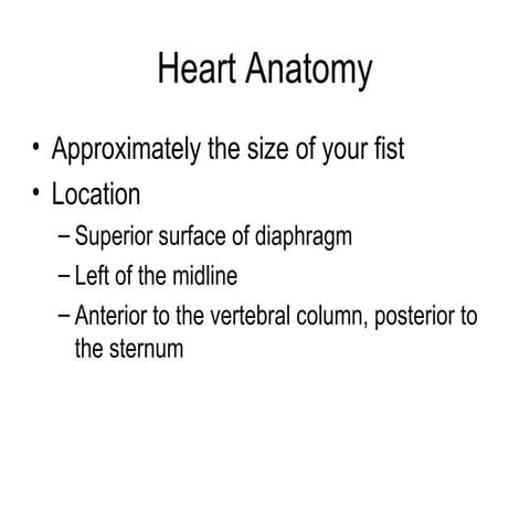 Internal features of the heart | PPTX
