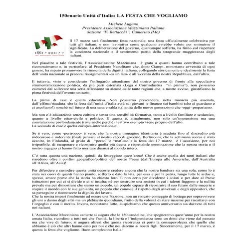 150 anni di Italia - la festa che vogliamo