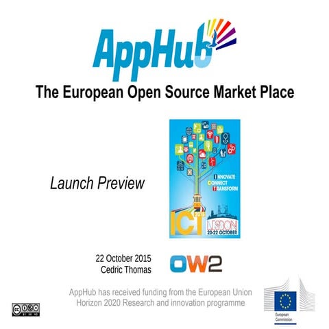 AppHub Project at ICT 2015