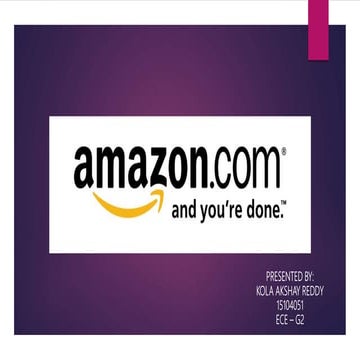 Presentation on amazon