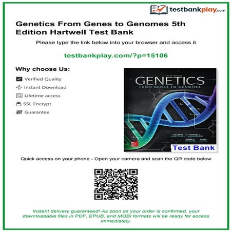 Comprehensive Genetics Test Bank: Gene Expression and Genetic Code ...