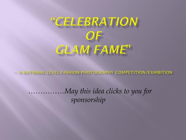 celebration of glam fame 