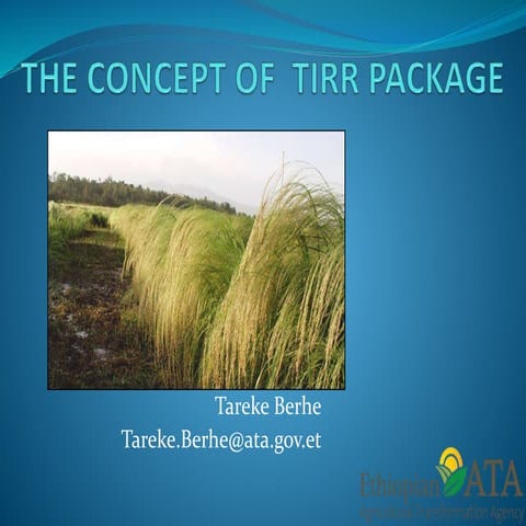 1514 -  The Concept of the TIRR Package