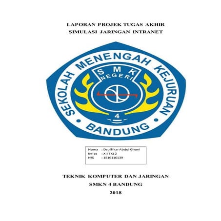 Simulasi Jaringan Intranet - Cisco Packet Tracer