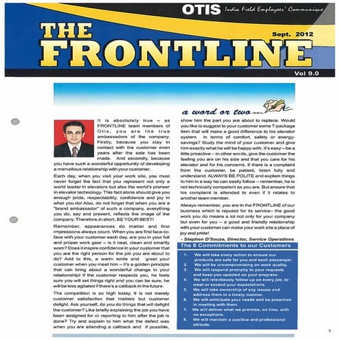 Front Line Leadership Installation of Compass System