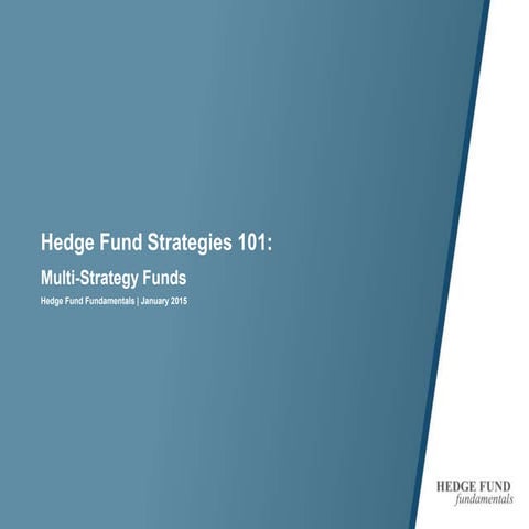 Hedge Fund Strategies: Multi-Strategy funds