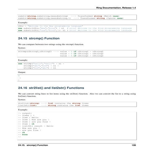 The Ring programming language version 1.4 book - Part 6 of 30 | PDF ...
