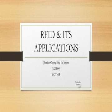 RFID Applications 