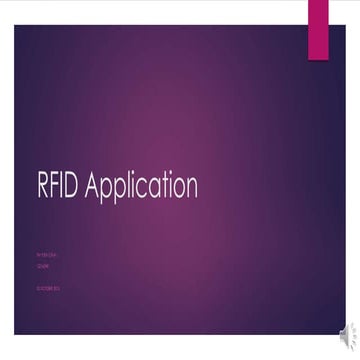 RFID Application