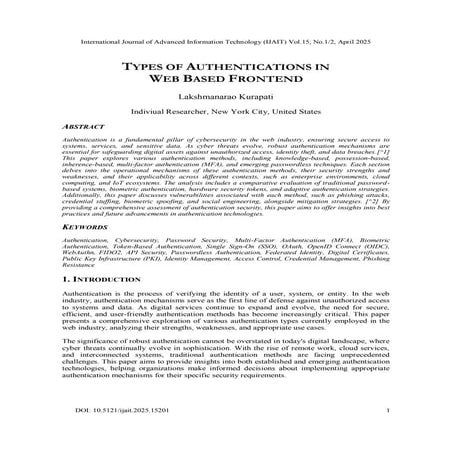 Authentication vs Authorization: Understanding the Key Differences | PDF