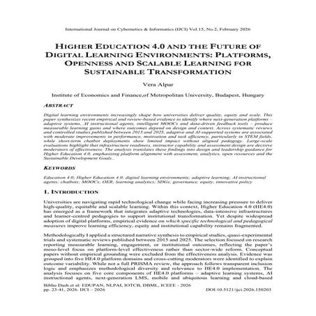 Higher Education 4.0 and the Future of Digital Learning Environments ...