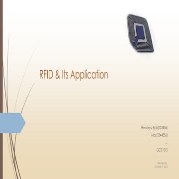 RFID Application