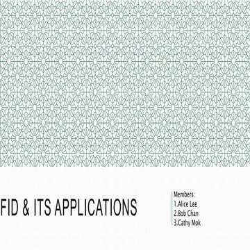 RFID & its Applications