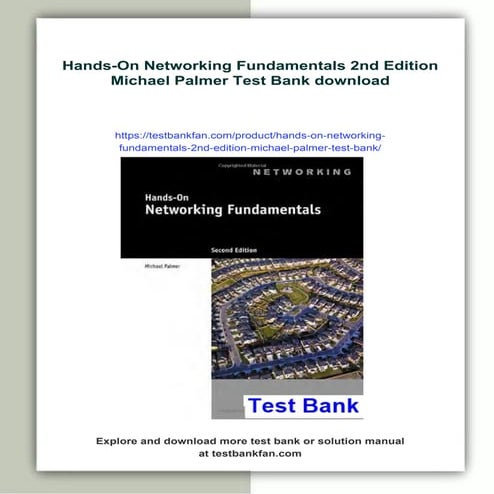 Hands-On Networking Fundamentals 2nd Edition Michael Palmer Test Bank
