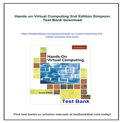 Hands on Virtual Computing 2nd Edition Simpson Test Bank