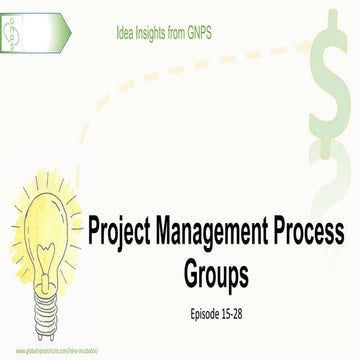 1528 project management process groups