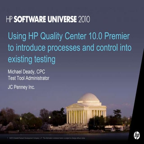 HP Quality Center to ALM Assessment | PDF