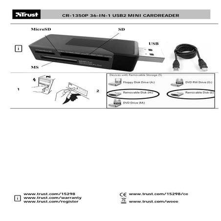 Trust 15093 61-in-1 USB 2.0 Card Reader