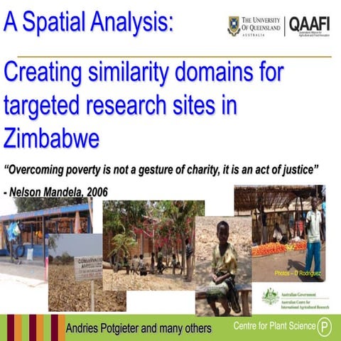 A spatial analysis: creating similarity domains for targeted research sites i...