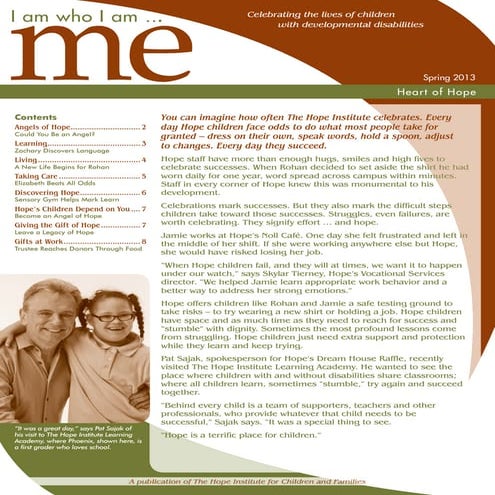 me - Spring 2013 Edition