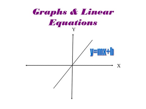 2.3 linear equations | PPT