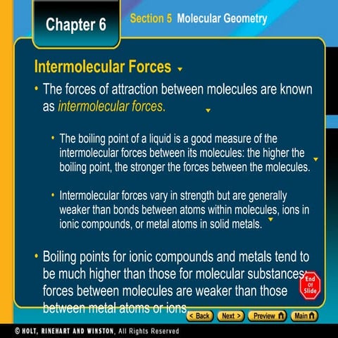 Presentation on theme: "Intermolecular Forces"— Presentation transcrip