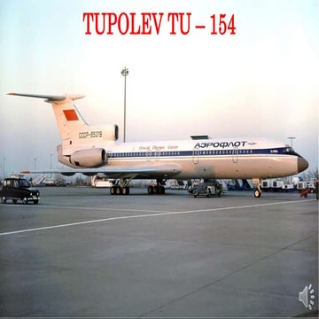 Russian TUPOLEV TU - 154