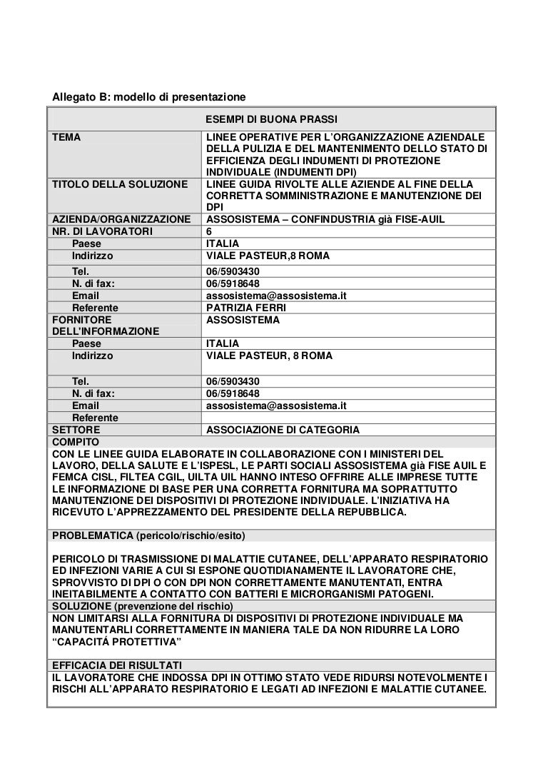 154 Buona Prassi Dpi