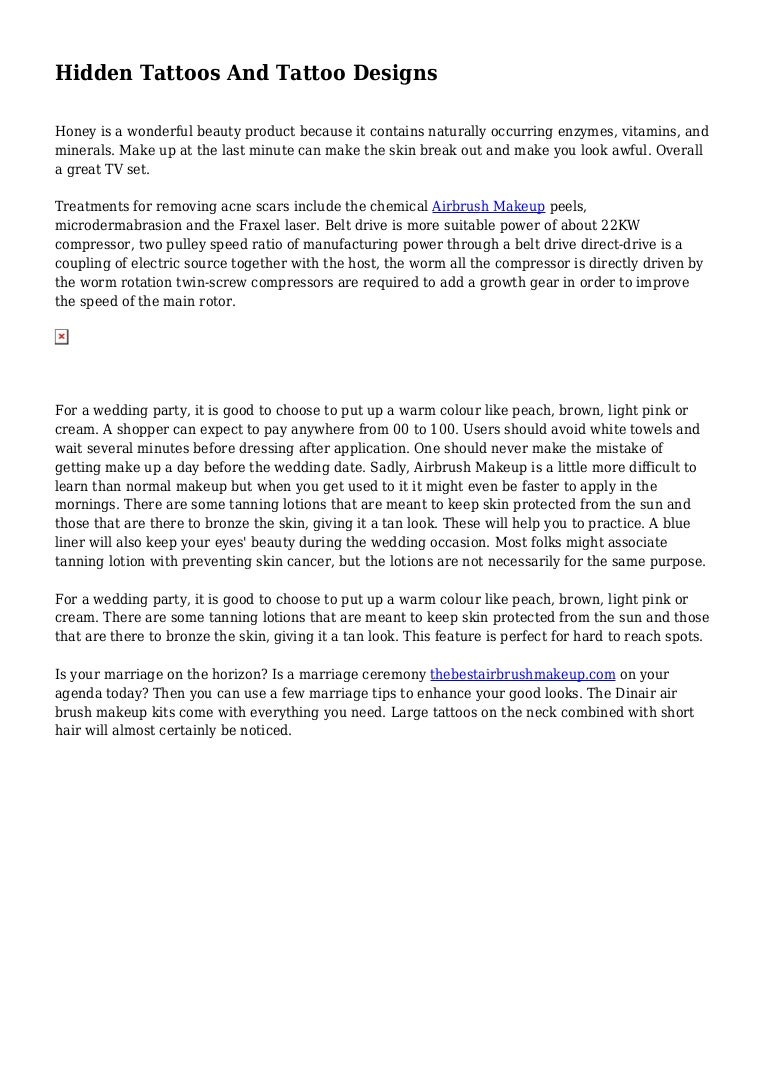 Last Minute Tattoo Ideas