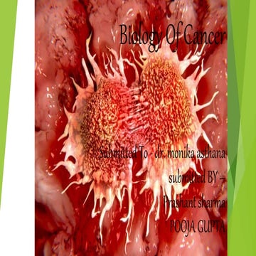 biology of cancer