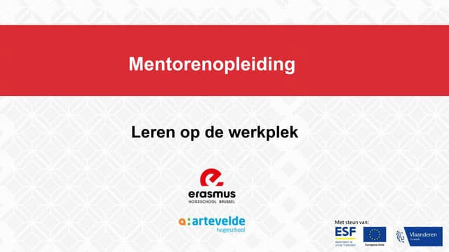 Mentoren op de werkvloer: duaal leren in de informatiesector