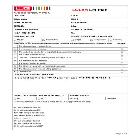 PA PIPE WORK 14 inch spool TH11177-06-PI-10-004-5
